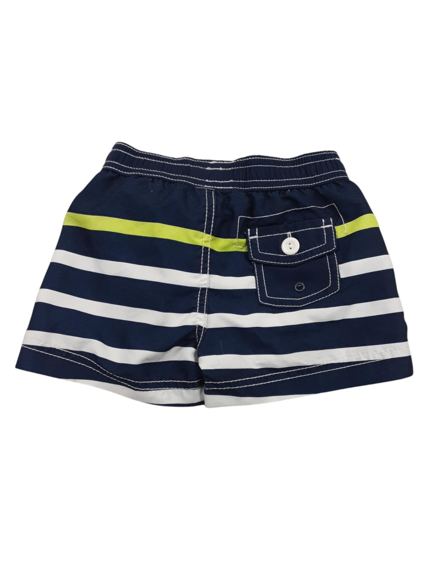 Striped  swim shorts with pocket  size 9months