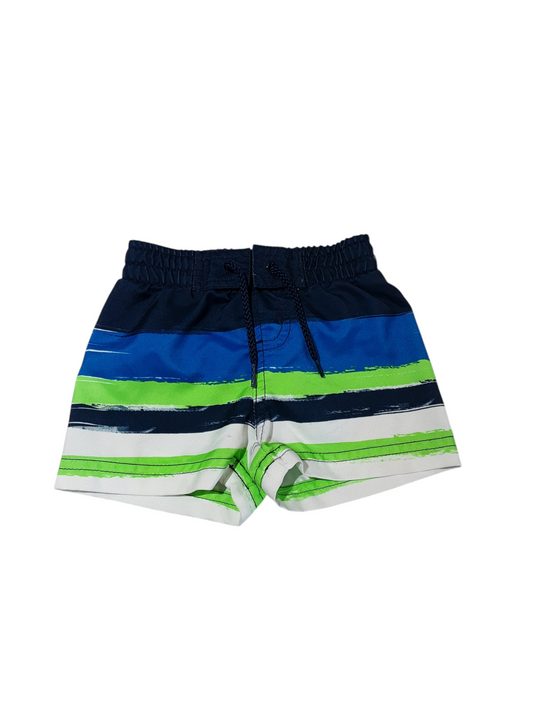 Blue and green trunks size 3-6m