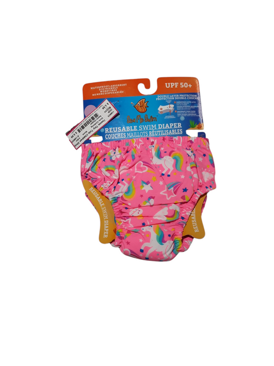 Unicorn Swim Diaper, size 3-6m