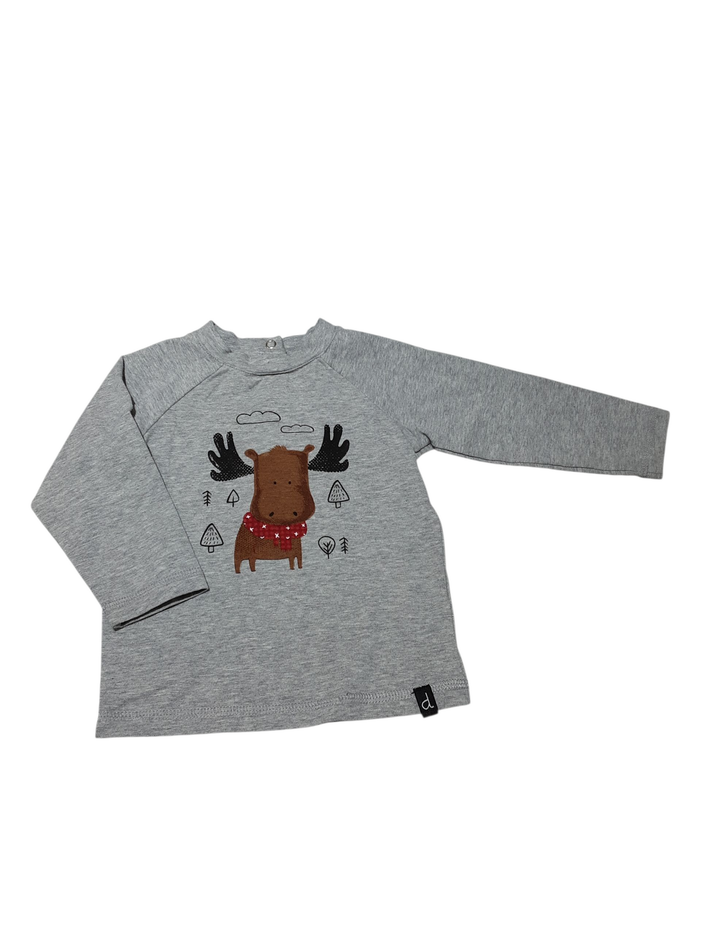 Moose print shirt 12m