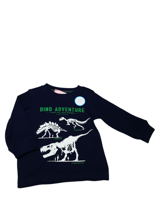 Dino glow-in-the-dark shirt 9m