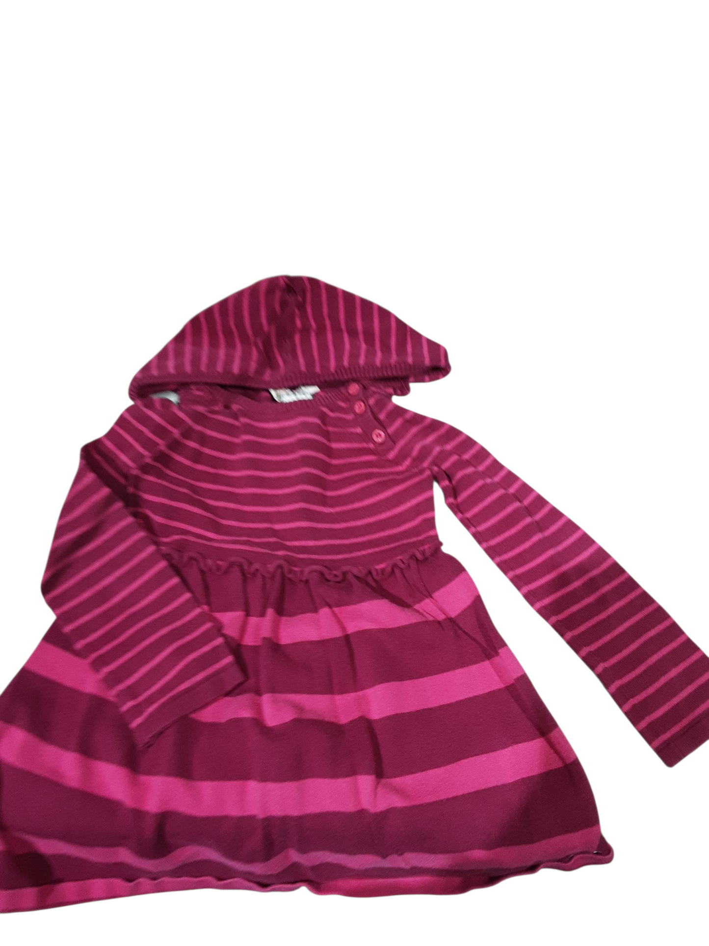 Striped Dress with Hood size 5