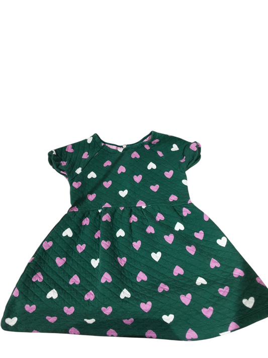 Hearts Detail Quilted Dress size 5