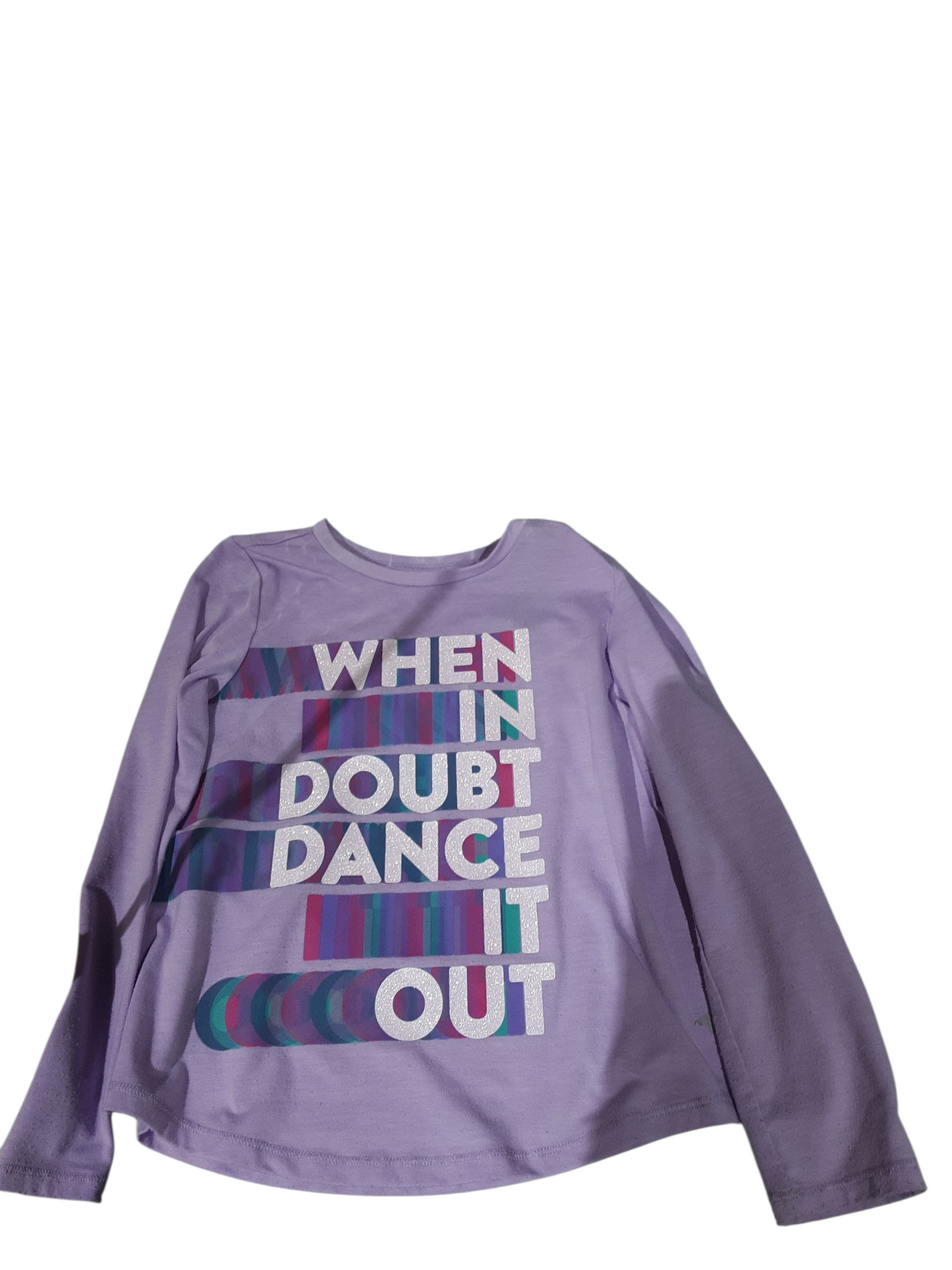 'When in Doubt Dance it out' Long Sleeve size 4-5