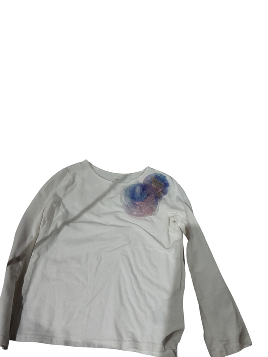 Ruffle Detail Long Sleeve size 6-8