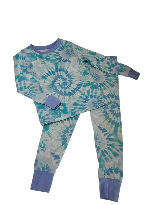 2 pc tye dye pj set 5t