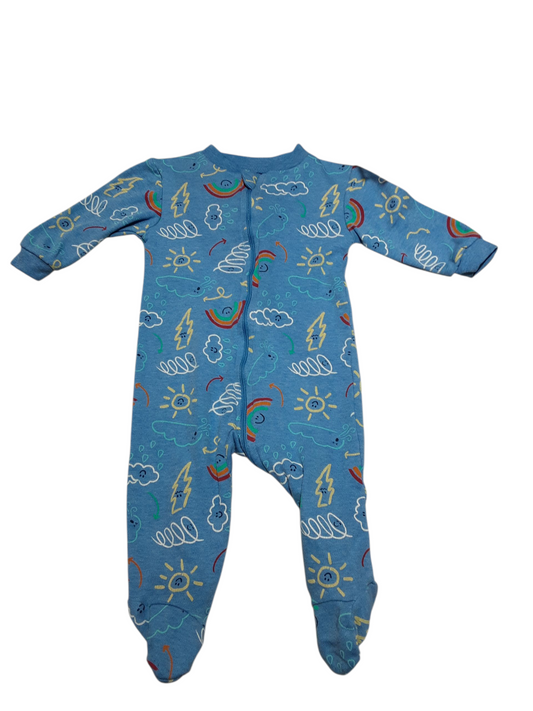 Weather theme sleeper 3-6m