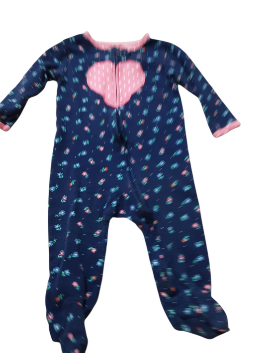 Heart floral sleeper 9m