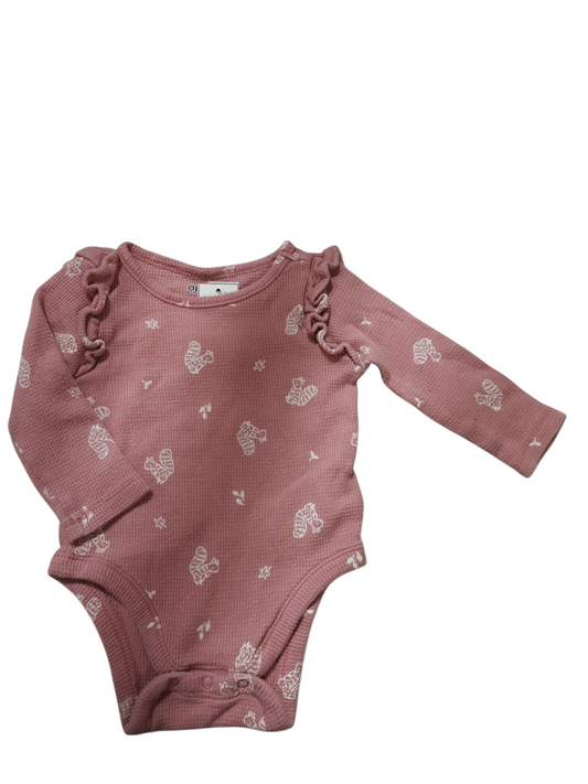 Squirrel onesie 3-6m