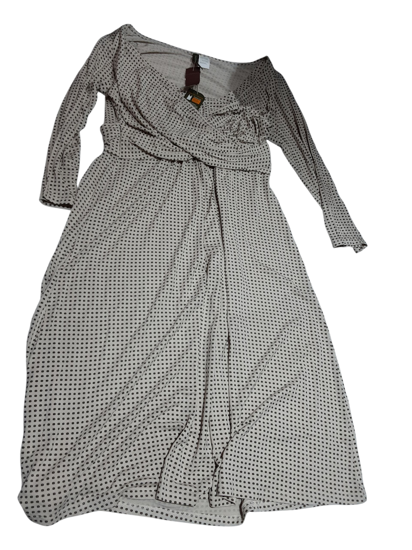 Maternity wrap 3/4 sleeve dress size large