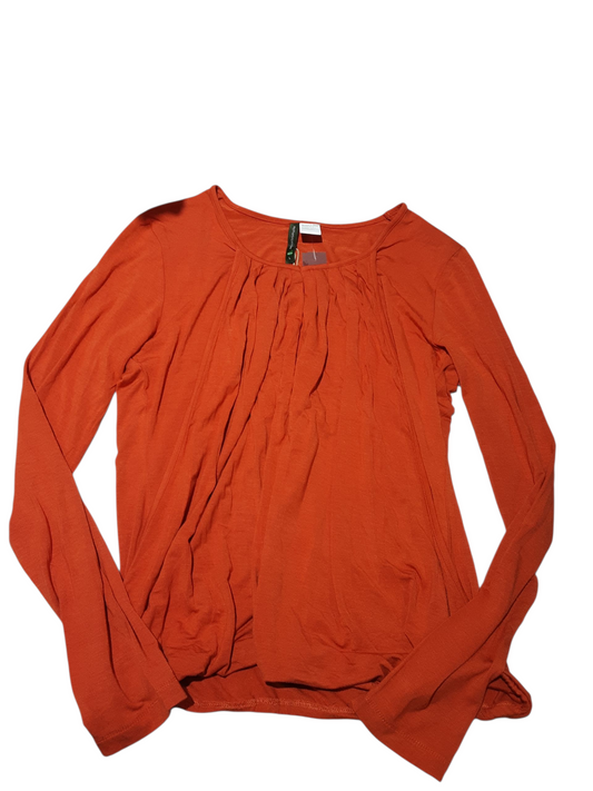 Pumpkin orange maternity top size large