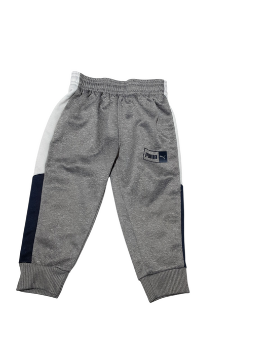 Blue and white detail track pants 18m