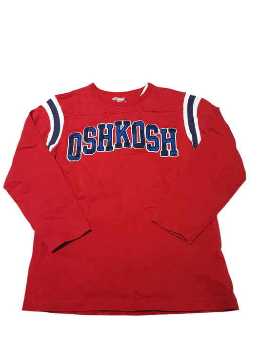 Blue red and white long sleeve size 8