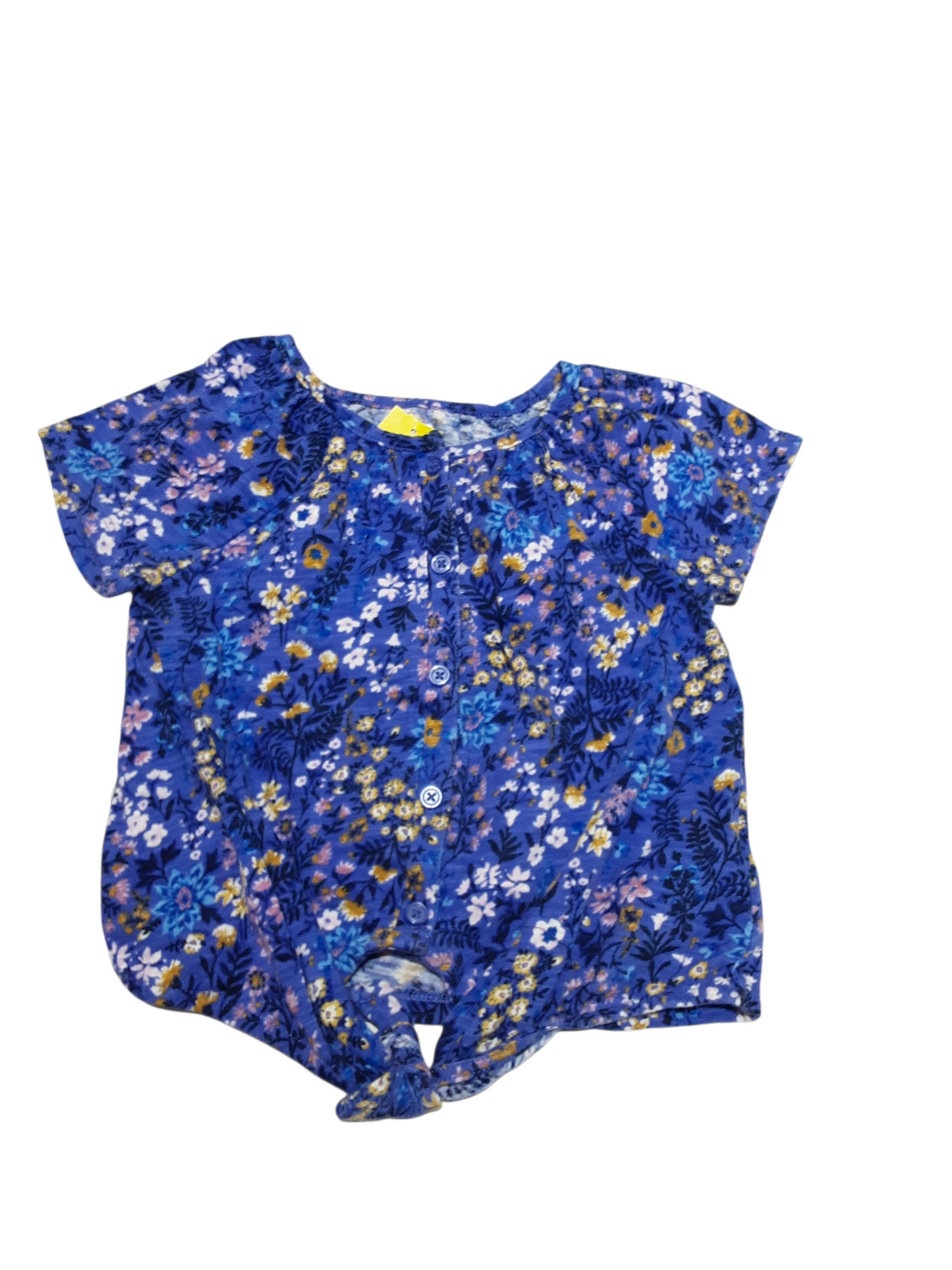 Floral front tie tee size 2