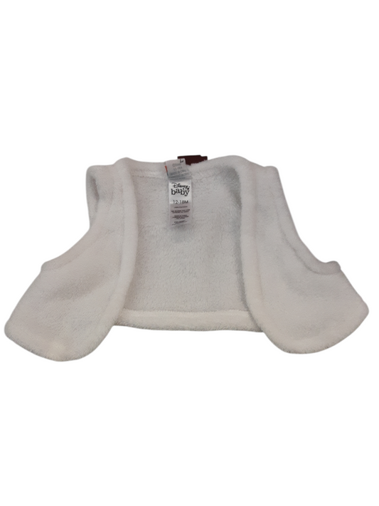 Fuzzy vest size 12-18m