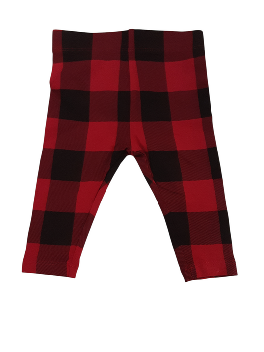Plaid leggings size 3-6m