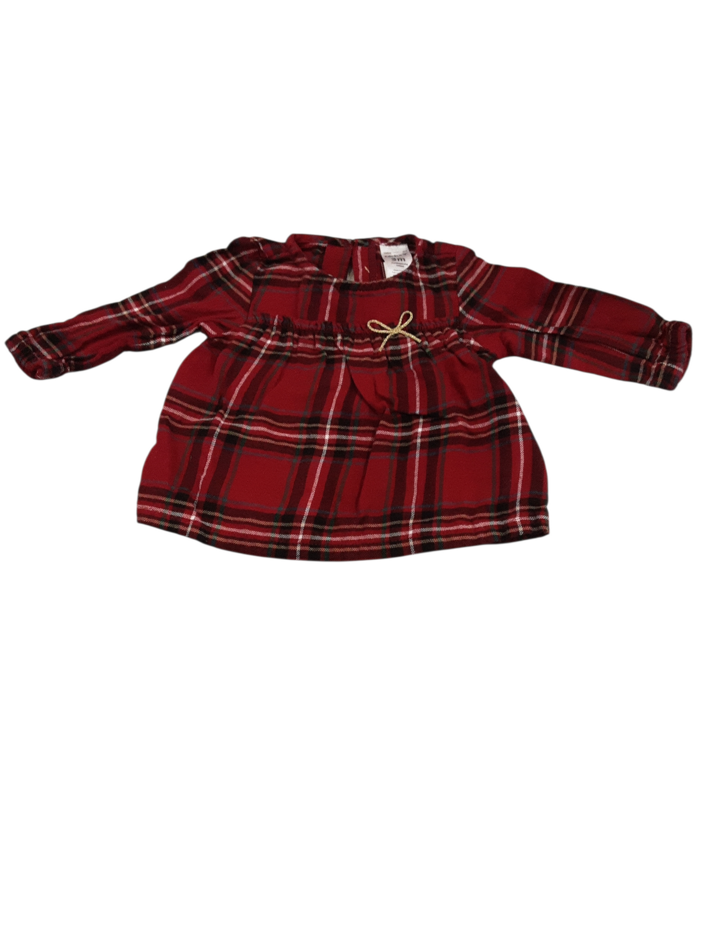 Plaid shirt size 0-3m
