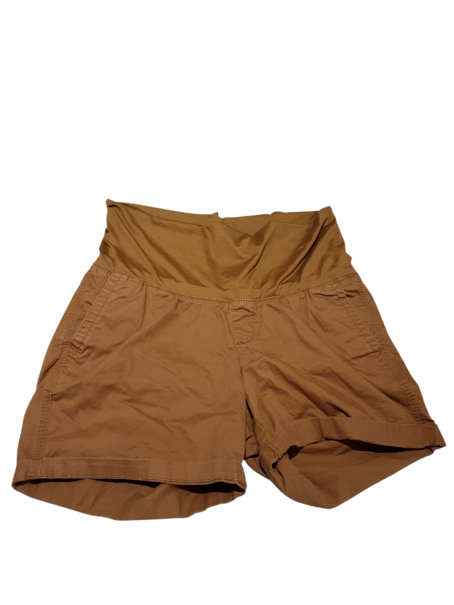 Khaki maternity shorts size large