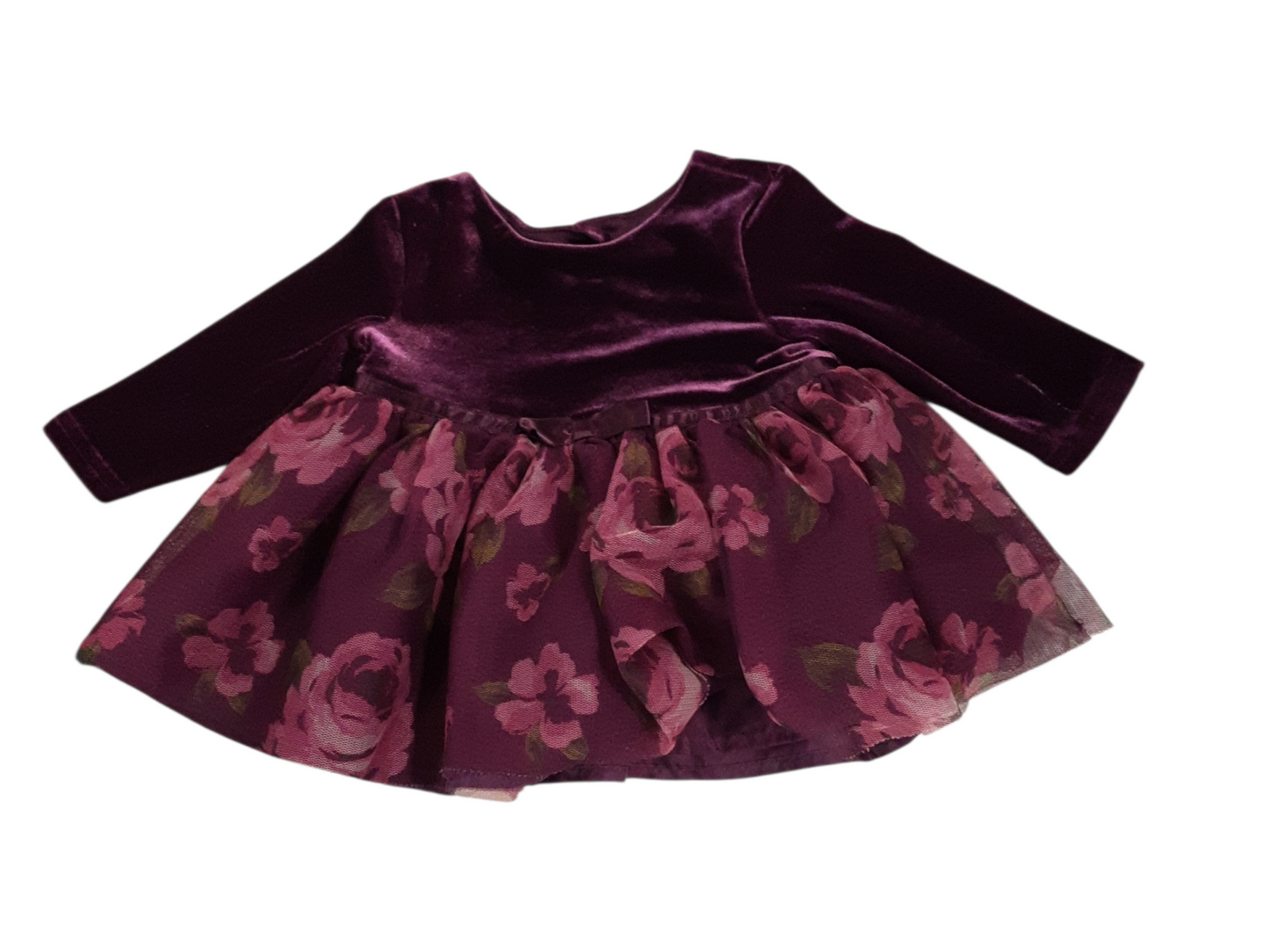 Purple dress size 0-3m