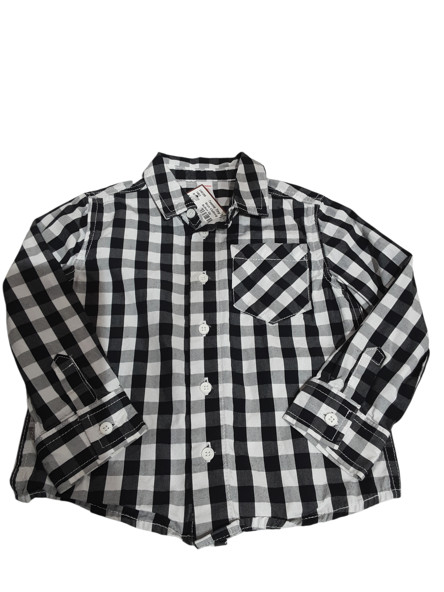 Black and white flannel 2t