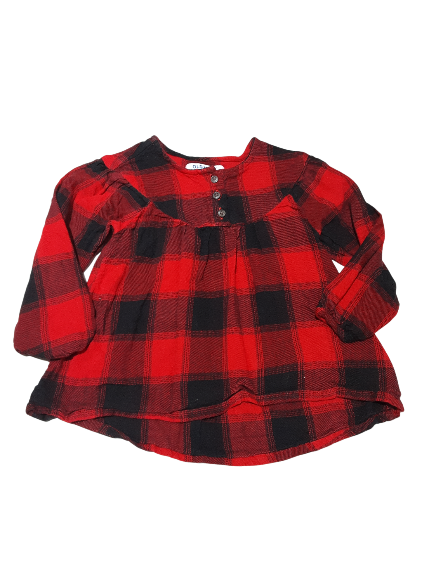 Plaid top 3t