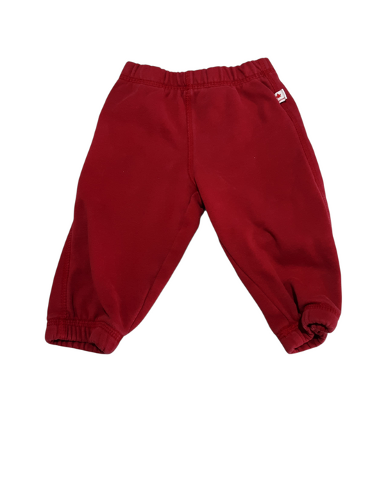 Red Canada Sweats, size 6-12m