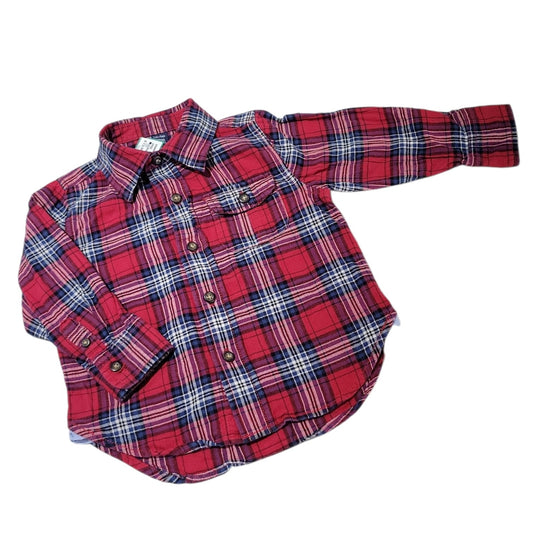 Plaid Button Up - Size 18/24m