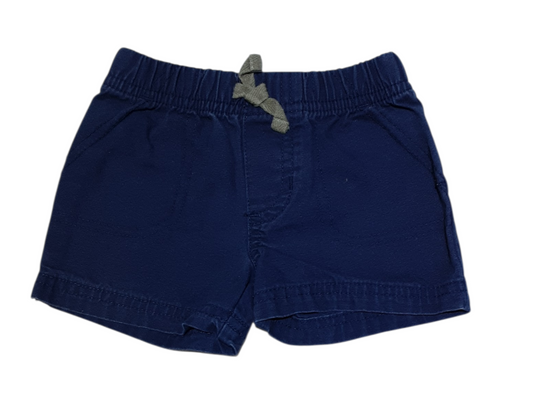 Navy shorts size 0-3m