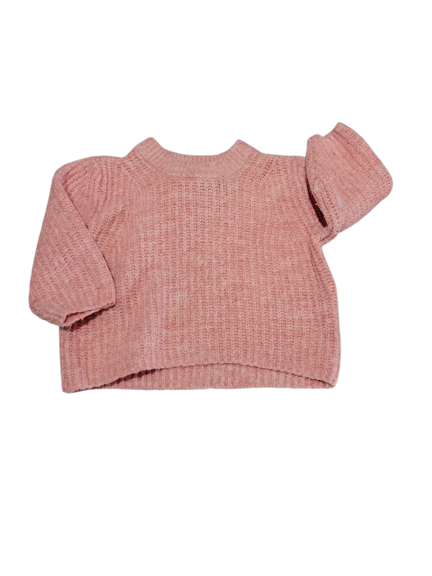 Pink knit sweater 3-6m