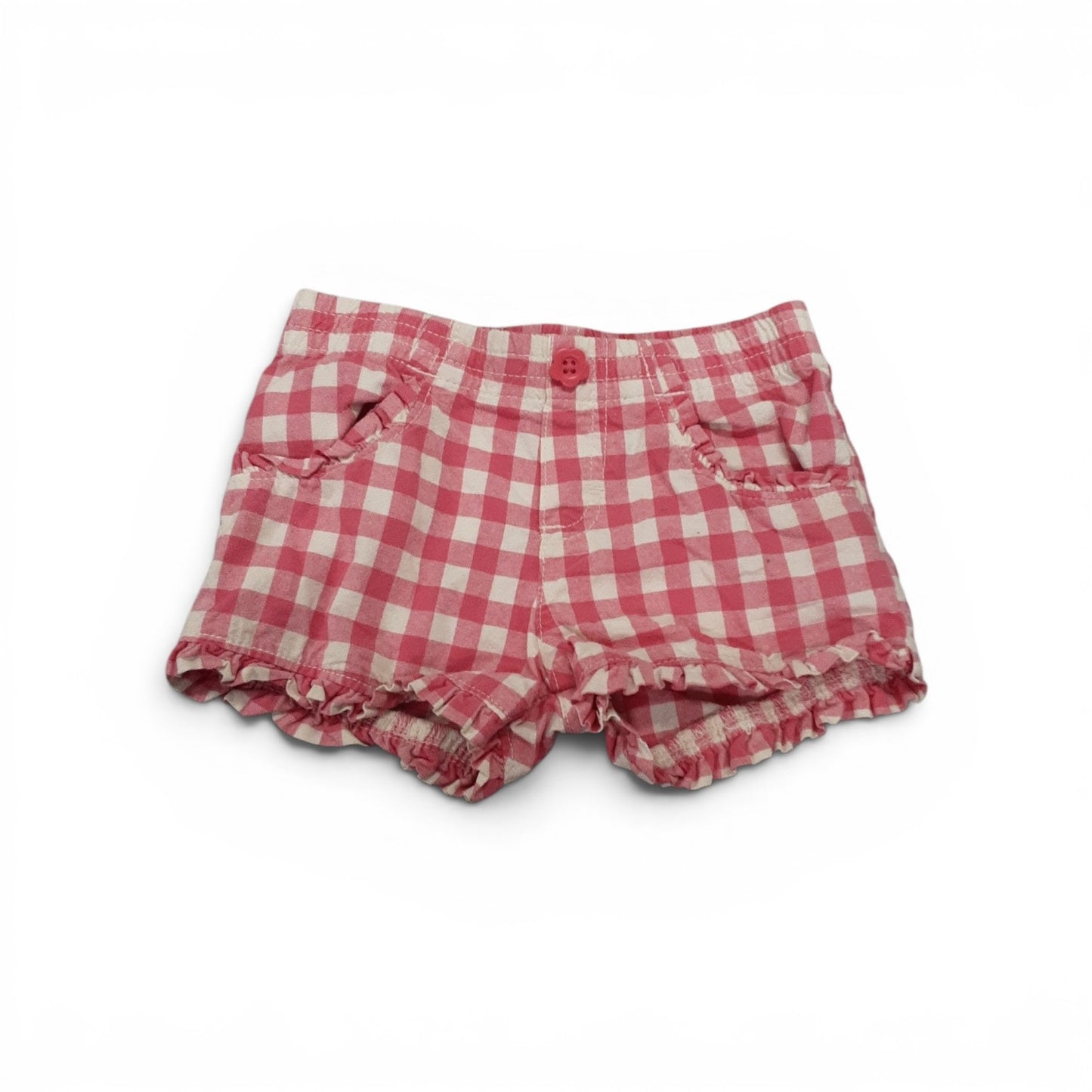 Pink Plaid shorts size 2
