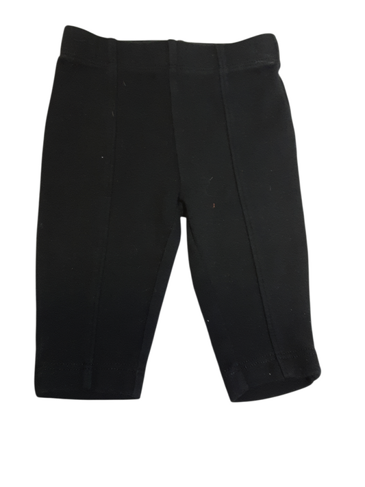 Black Front Pleat Legging size 3-6months
