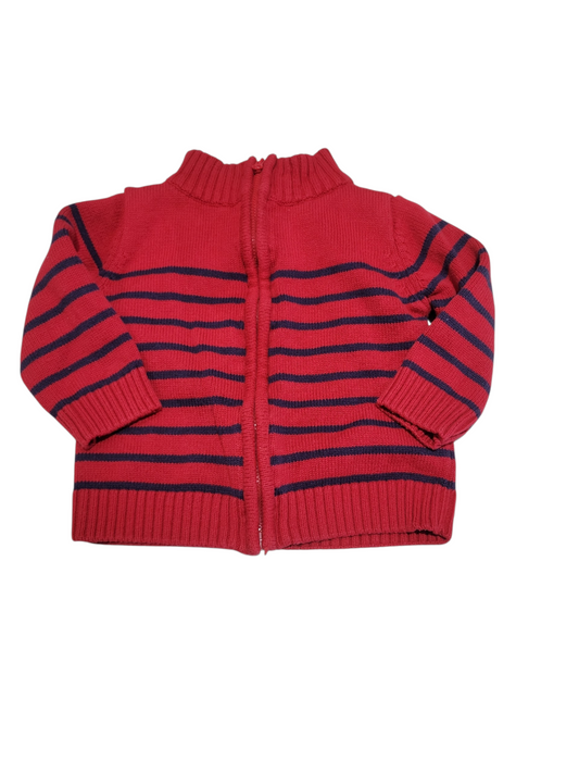 Striped knit sweater 18m