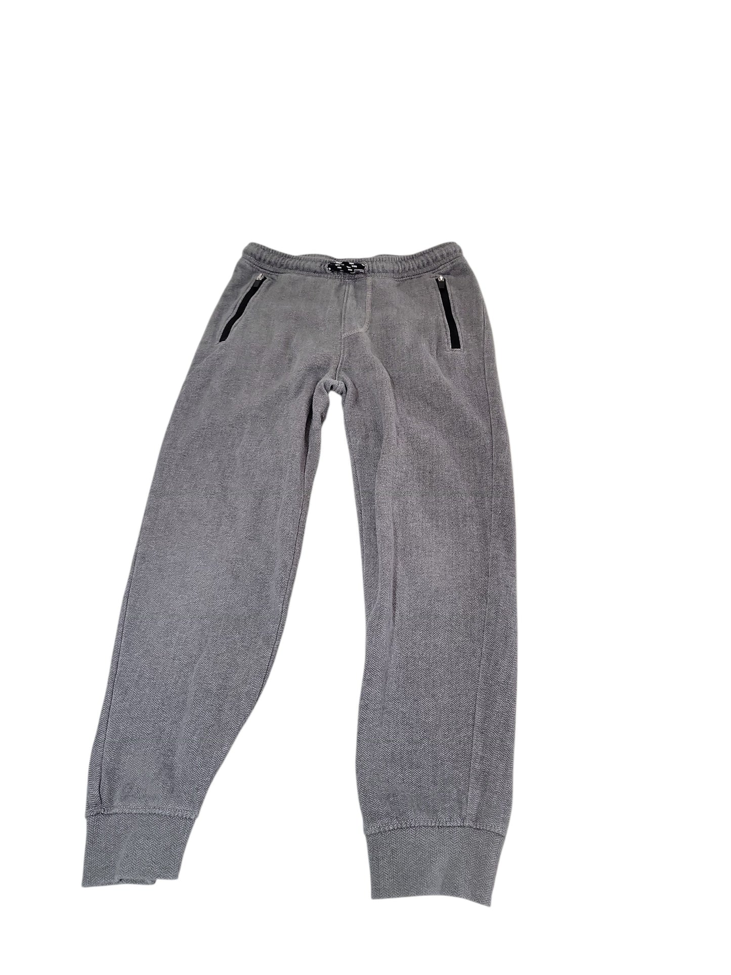 Grey pants with pockets and drawstring size 10-12