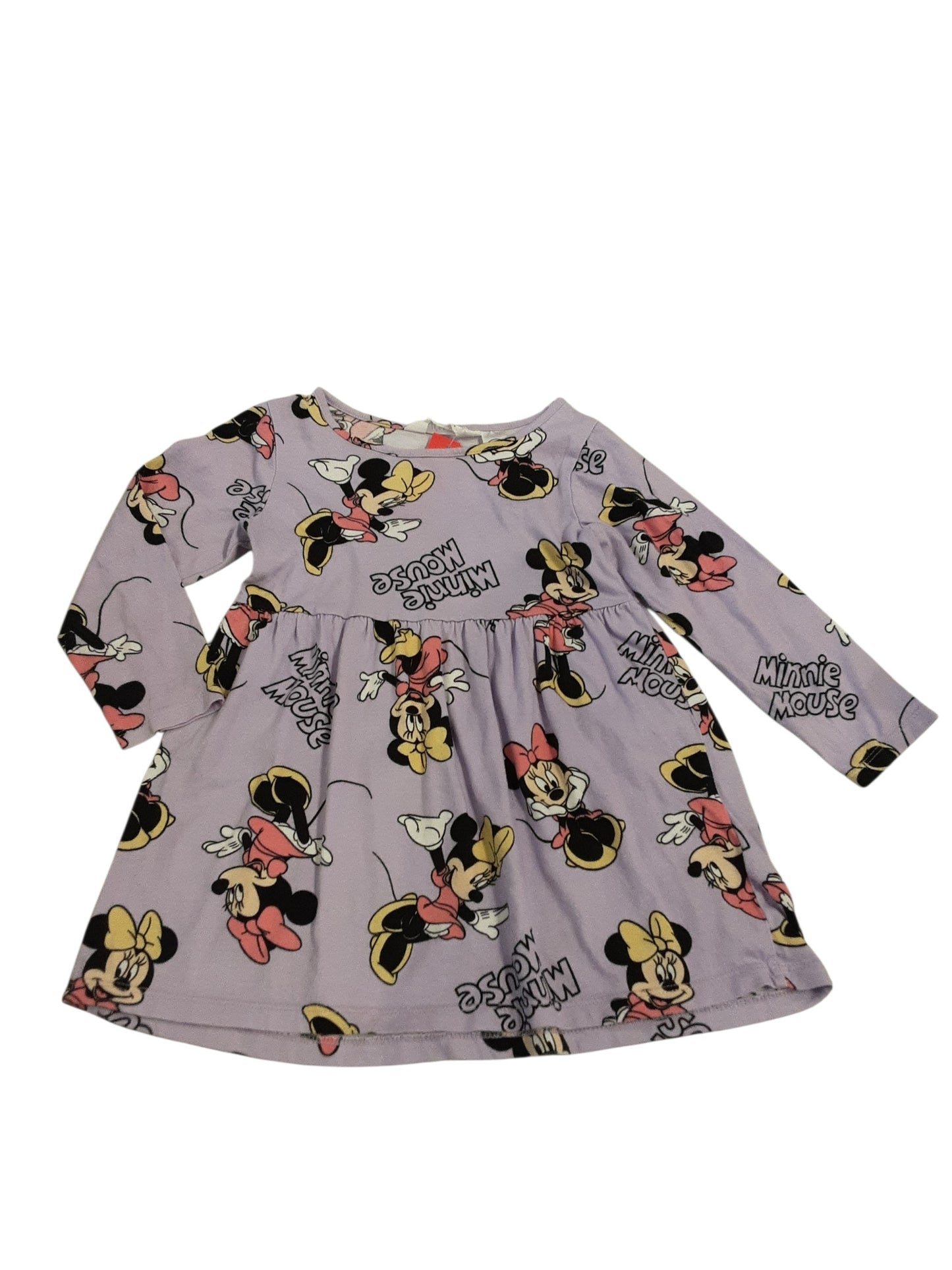 Minnie Mouse tshirt dress size 2-4