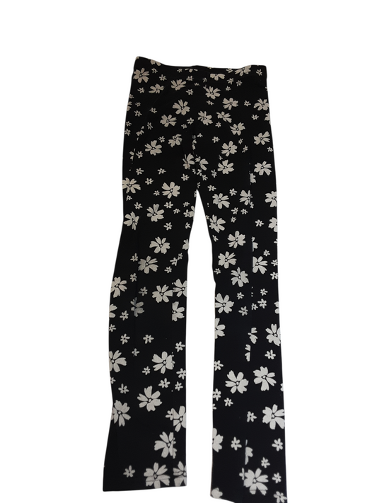 Black & White Floral Leggings size 10-12yrs