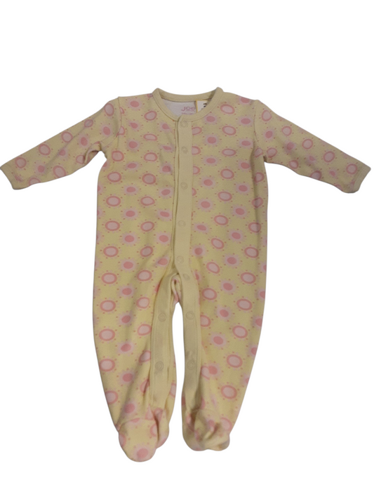 Yellow sun sleeper size 3-6months