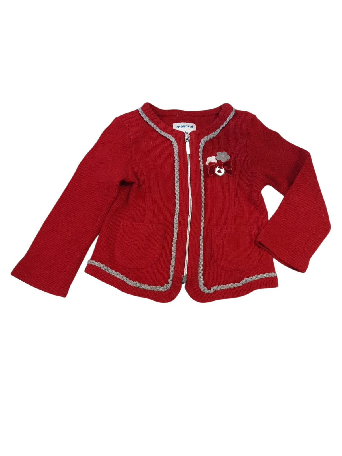 Red cardigan size 24months