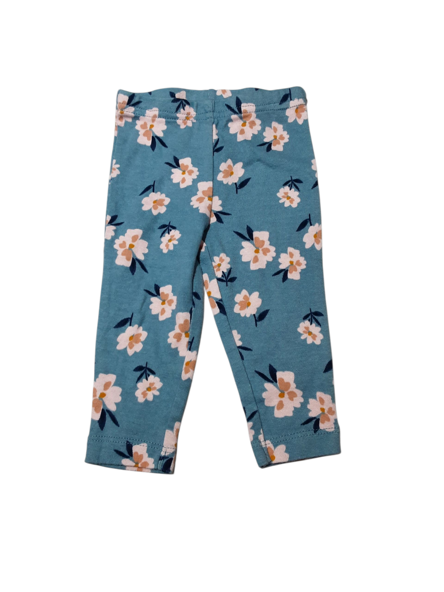 Peach Blooms Leggings, size 3-6m