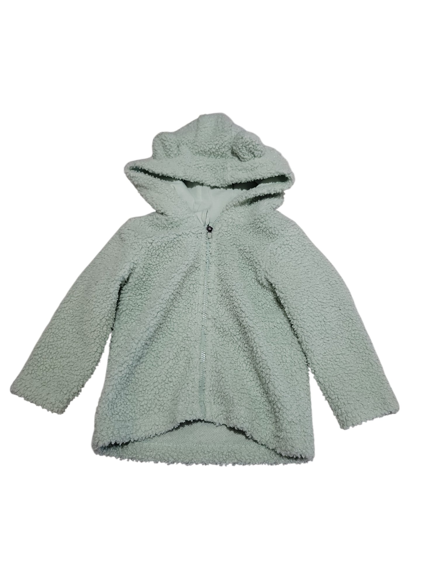 Green Sherpa style sweater 18-24m