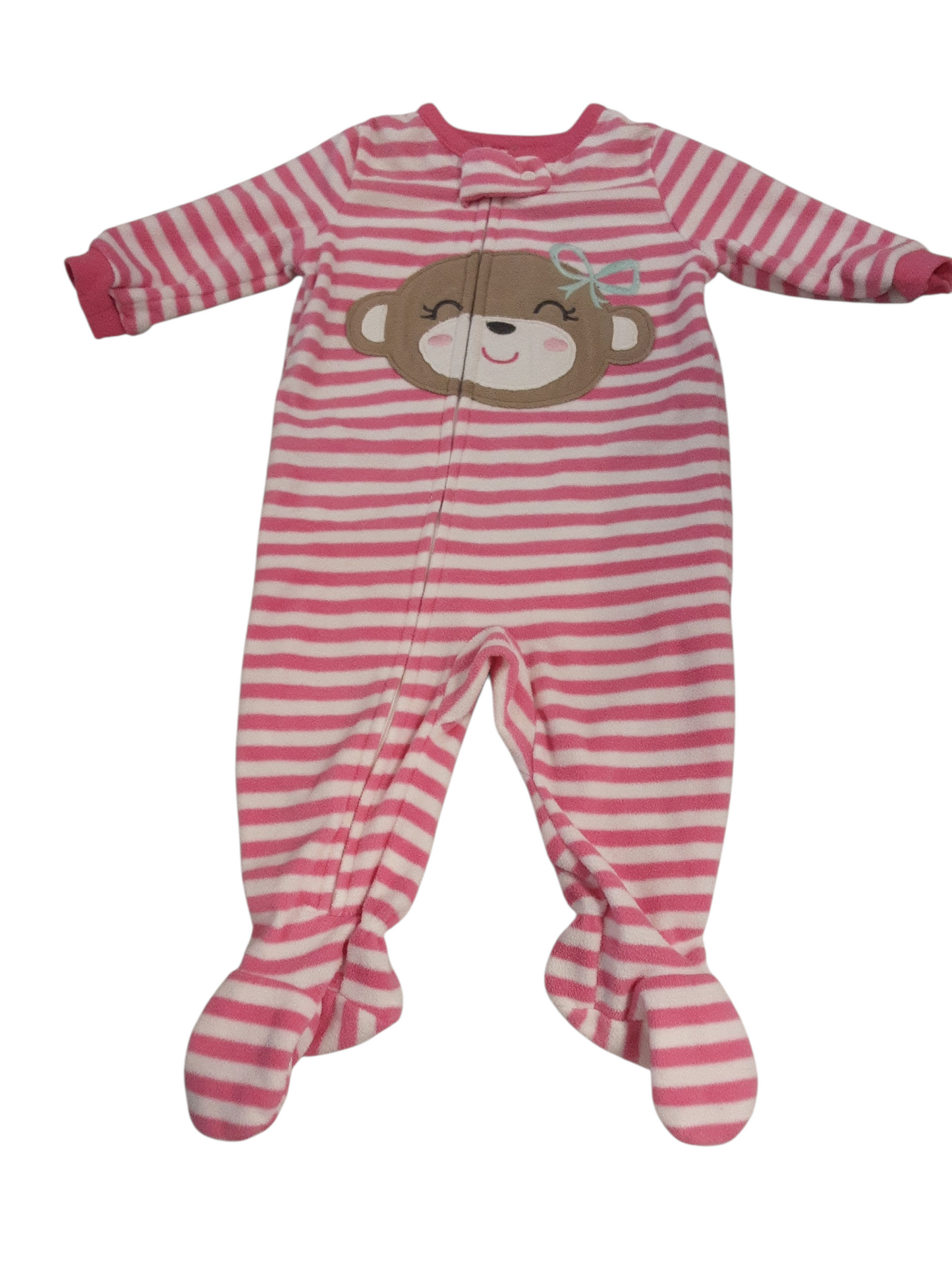 Fleece Striped Little Monkey size 6months