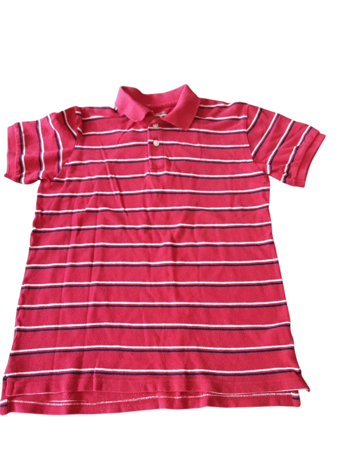 Red, black, white Polo size 10-12yrs