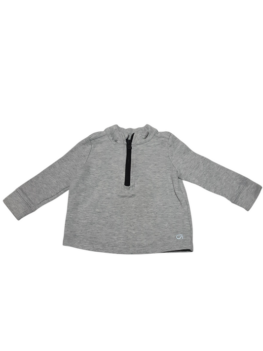 Grey Quarter Zip, size 12-18m