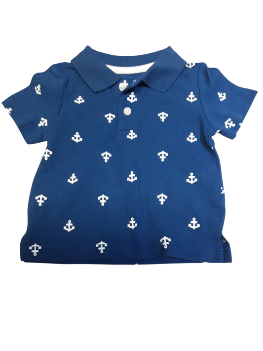 Ahoy Sailer! Polo Top size 3-6months