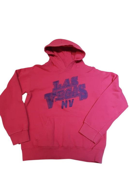Bubble Gum  Pink  Las Vegas Hoodie size 7-8