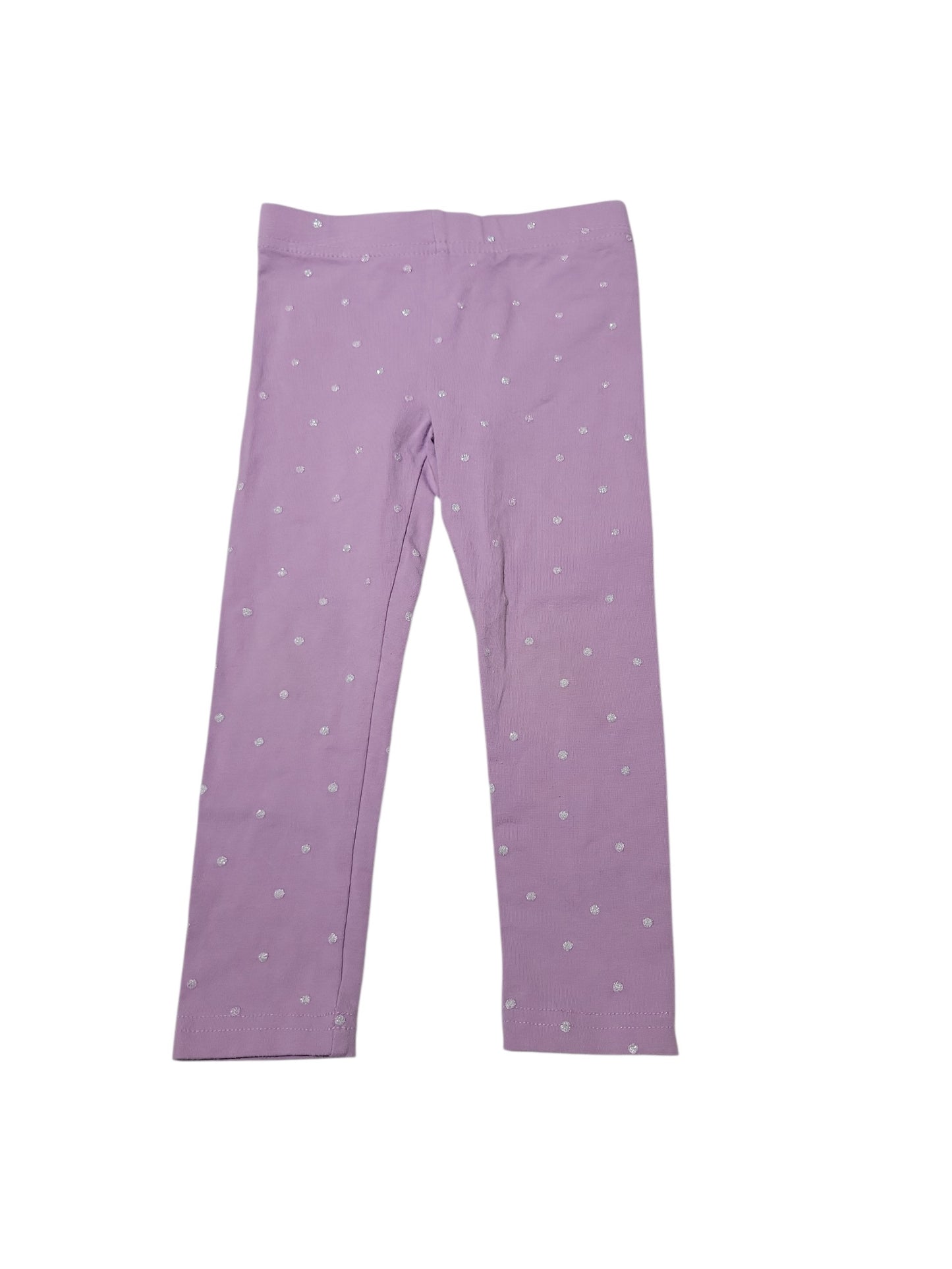 Sparkly polka dot leggings 2T