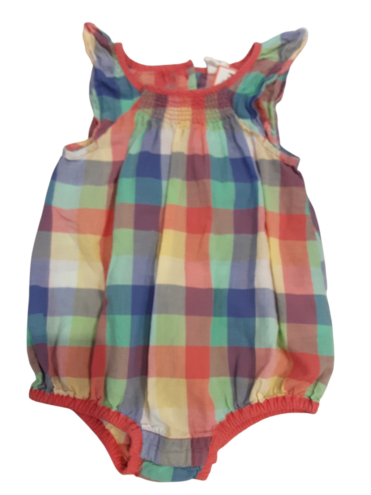 Checkered romper size 3-6months