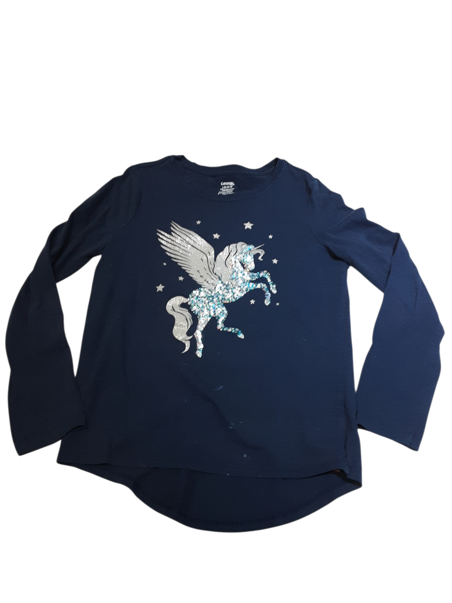 Unicorn Sequin Top size 10-12yrs