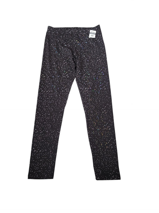 Black glitter leggings 14-16