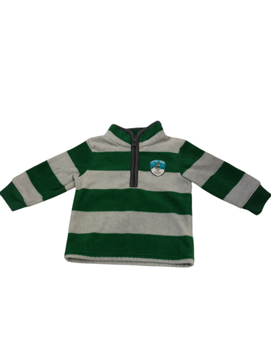 Striped fleece