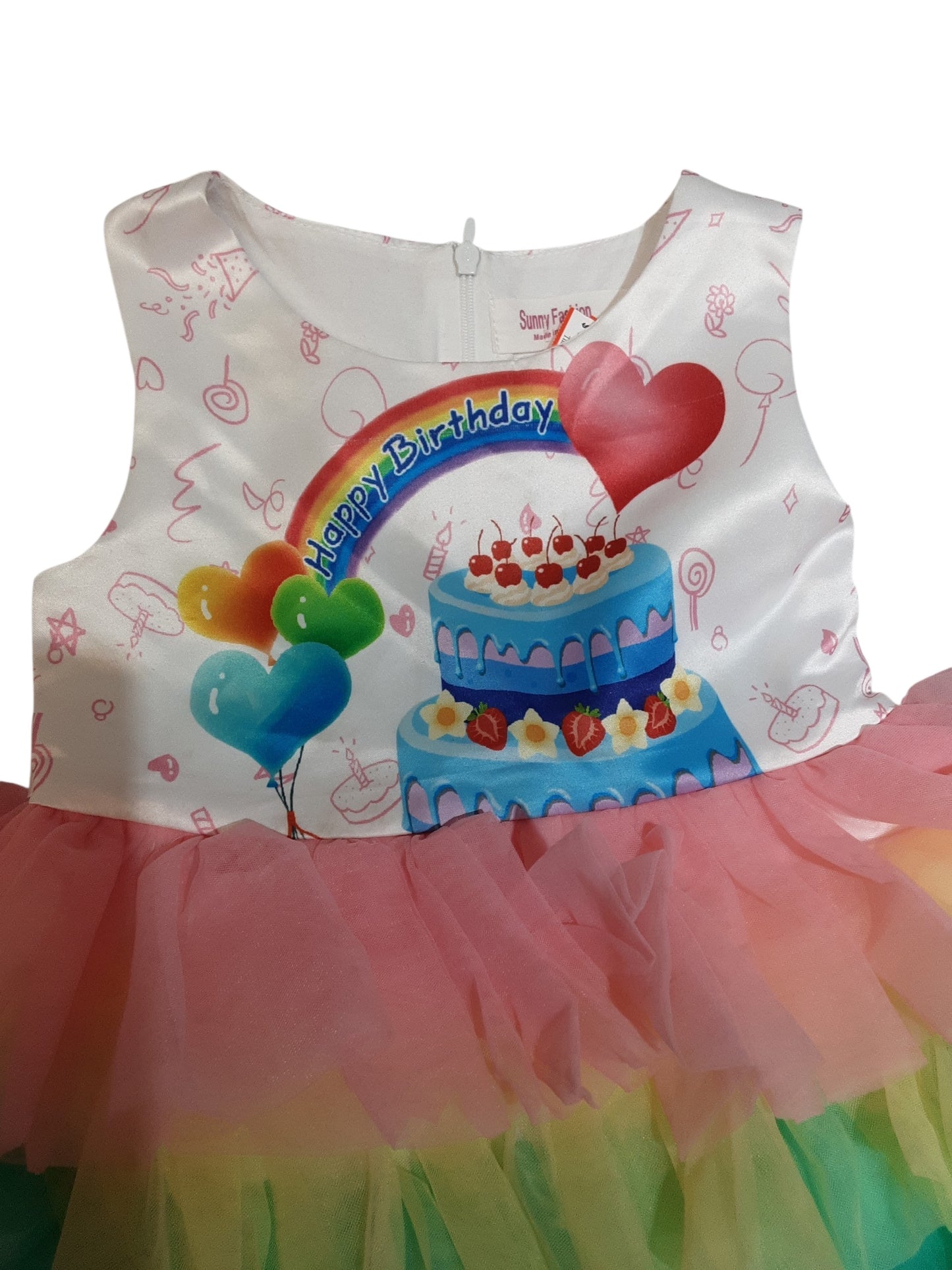 Happy Birthday Dress size 4